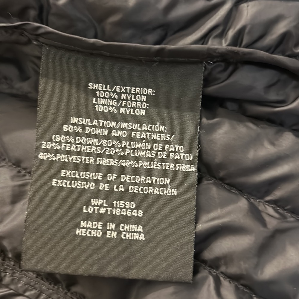 Black Light Puffer Down Winter Jacket - image 4